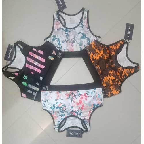 Womens Printed Sports Bra