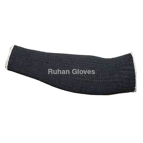 7 Gauge Cotton Knitted Blue Hand Sleeve Fully Elastic ( 12 To 18 Inch )