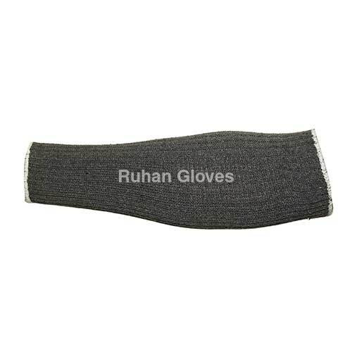7 Gauge Cotton Knitted Grey Hand Sleeve Fully Elastic ( 12 To 18 Inch )