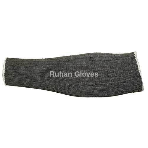 7 Gauge Cotton Knitted Grey Hand Sleeve Full Elastic ( 12 To 18 Inch )