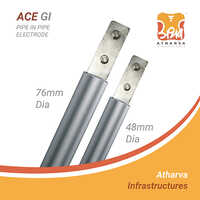 Copper Clad Steel 48-76Mm Dia Ace Gi Pipe In Pipe Electrode