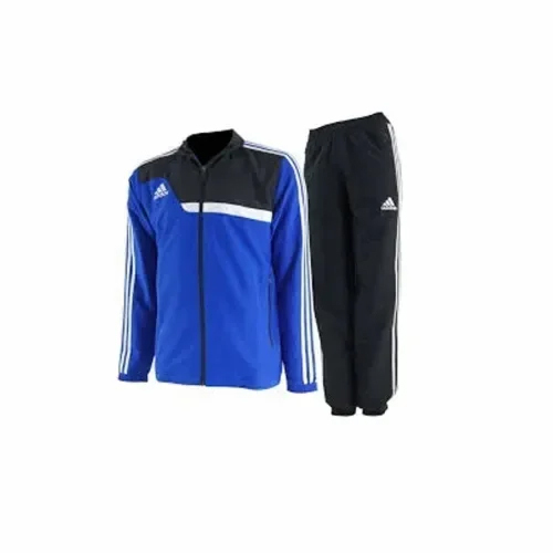 Blue Fabric Polyester Men's Tracksuit