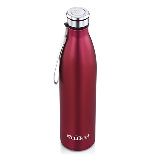 Red Matt Sleek Bottles Wellner by Atlasware 700 ML And 900 ML