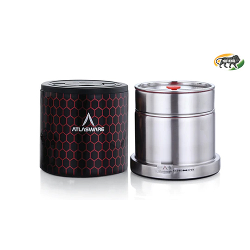Atlasware Stainless Steel Honey Comb Lunch box 725ml (2 Container)