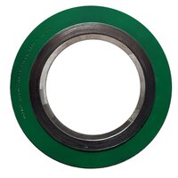 Spiral Wound Gaskets - Metal, Custom Size, Natural Color | Designed For Gas, Oil, Air Mediums, High Pressure & Temperature Resistance, Asme B16.20