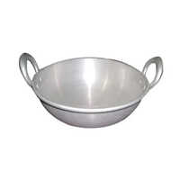 14 Inch Non Stick Aluminium Kadai Interior Coating: Yes