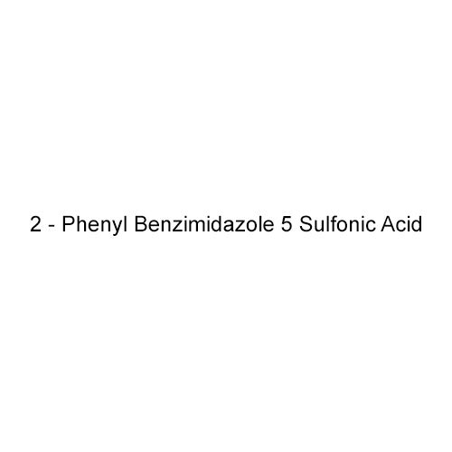 2 - Phenyl Benzimidazole 5 Sulfonic Acid Application: Industrial