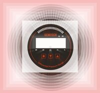 Gemtech Series 3000 Digital Pressure Gauge With Alarm Range 0 To 50 Mm Wc - Color: Black