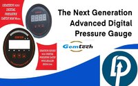 GEMTECH  Series 3000 Digital Pressure Gauge with Alarm Range 0 to 60 PASCAL Navi Mumbai