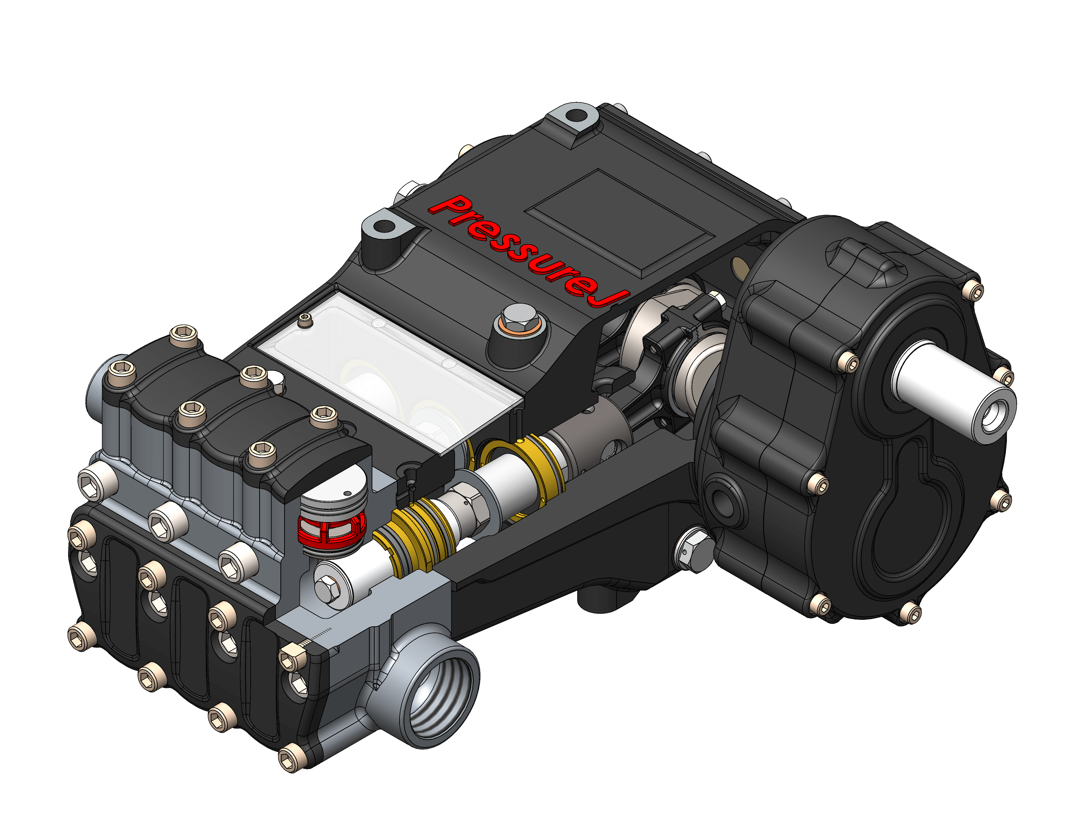 EA Series Sewer Jetting Pump Max Flow Rate 155 LPM