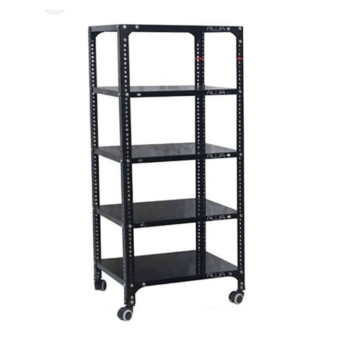 Portable Slotted Angle Rack - Color: As Per Availability