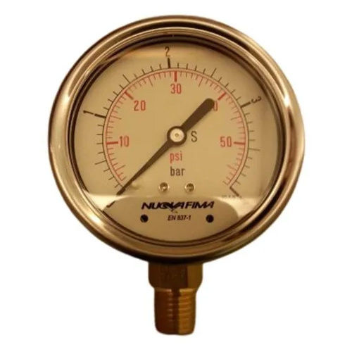 Polished Analog Pressure Gauges