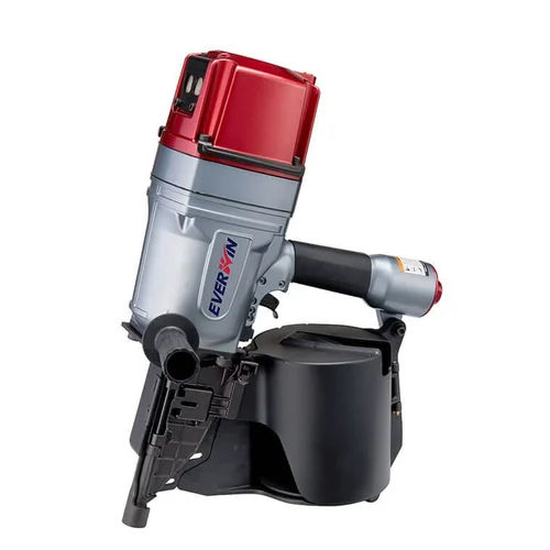 Red Everwin Pneumatic Coil Nailer