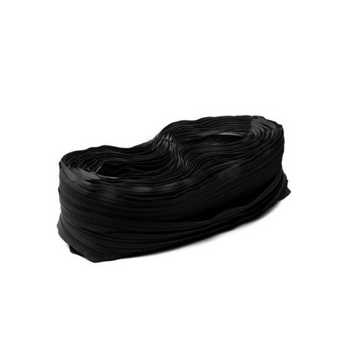 Black Polyester Zipper Roll