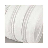 White Polyester Zipper Roll