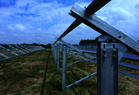 Solar Mounting Structure - Color: Sliver