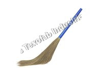 Jumbo Grass Broom (440 Gms) - Plastic, Blue | Eco-friendly Material, Long Lasting, Cleans Micro Dust & Hair, Comfortable Grip For Dry Surfaces