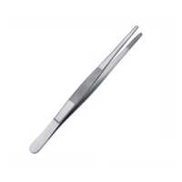 Dressing Forceps - Stainless Steel, Ergonomic Design With Serrated Tips For Precision Handling And Sterile Performance