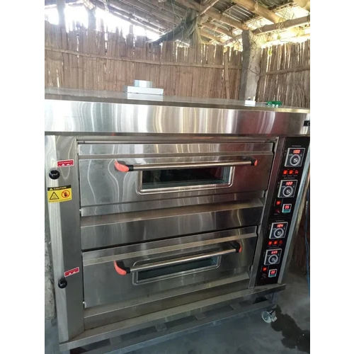 Silver Celfrost Double Deck Gas Oven