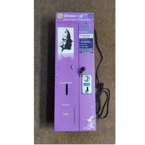 Purple Sanitary Napkin Vending Machine-30 Napkin