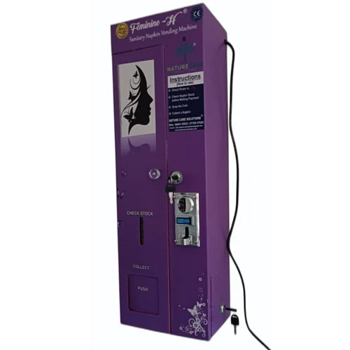 Purple Sanitary Napkin Vending Machine 30Pcs