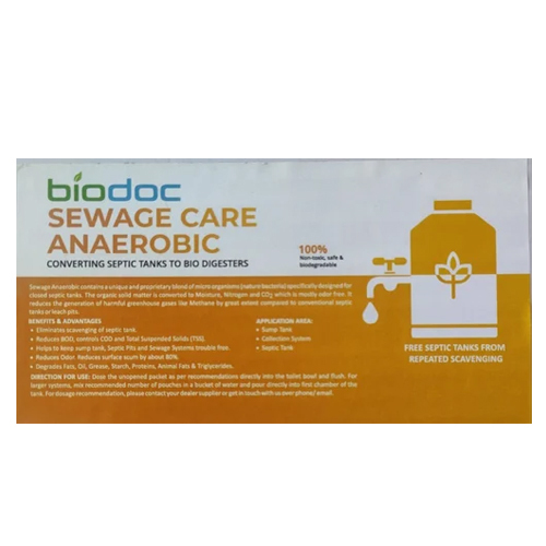 Septic Bio-Digester (Sewage Care Anaerobic) Grade: Industrial Grade