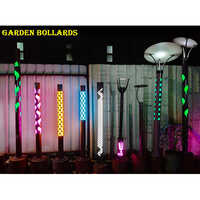 Garden Post Lamp - Color: Multicoloured