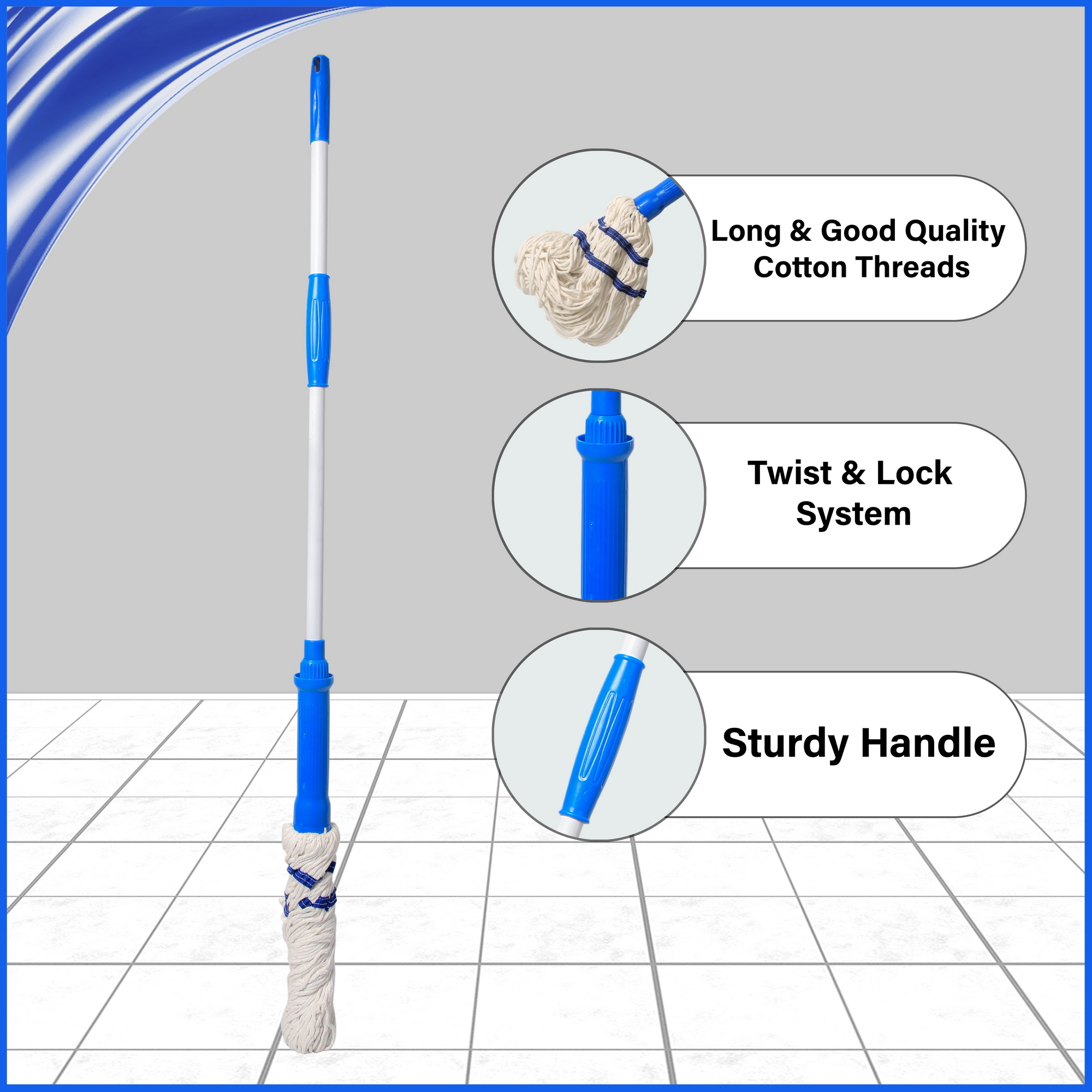 Wringer Twist Mop Cotton Fastclean