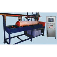 Gas Cylinder Ultrasonic Testing Machine - Carbon Steel/alloy, Blue Finish | Industrial Quality Assurance Solution