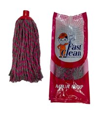 Aqua Pink Round Mop Fastclean