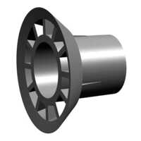 Aluform Work Pvc Cone - Pvc Material, 22mm Id Pipe Diameter | Designed For Efficient Aluminum Formwork And Tie Rod Applications