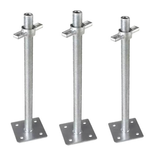 Scaffolding Steel Base Jack Application: Construction