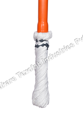 Microfiber Wringer Twist Mop Fastclean - Cotton Blend, Orange | Easy to Squeeze, Lightweight, Keeps Hands Dry, Extra Absorbency