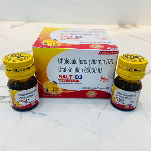 Cholecalciferol Oral Solution 60000 Iu General Medicines