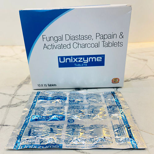 Fungal Diatase Papain And Activated Charcoal Tablets