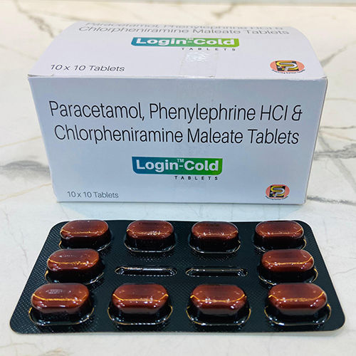 Paracetamol Phenylephrine HCI And Chloroheniramine Maleate Tablets