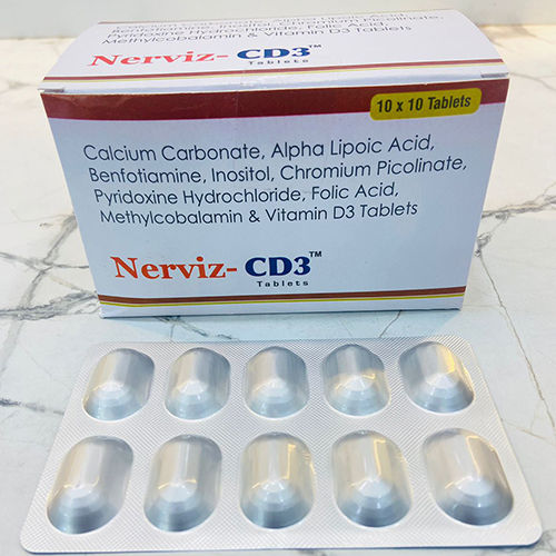 Calcium Carbonate Alpha Lipioc Acid And Vitamin D3 Tablets