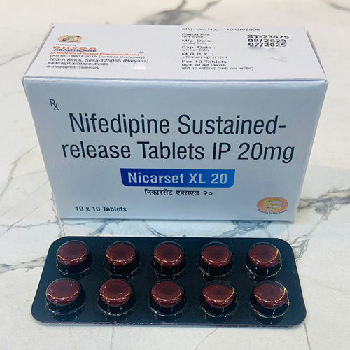 20mg Nifedipine Sustained-Release Tablets IP