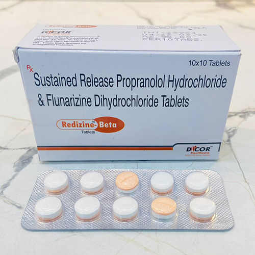 Sustained Release Propranolol Hydrochloride And Flunarizine Dihydrochloride Tablets