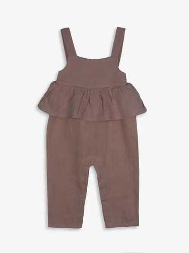 CITY MOUSE BABY GIRLS WOVEN DUNGAREE