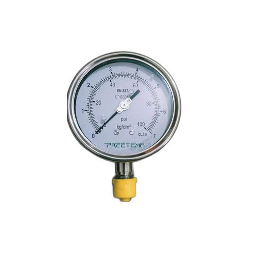 Silver Analog Pressure Gauges