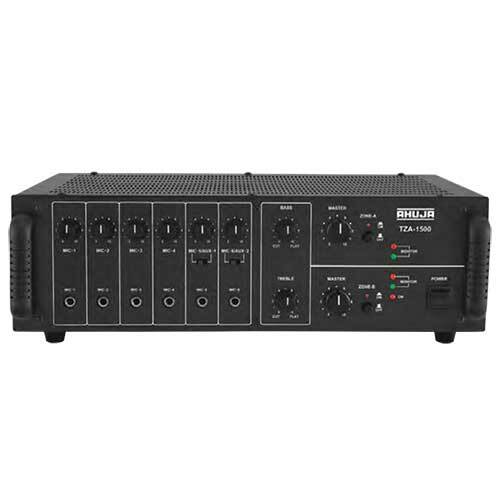 Black Tza 1500 Two Zone Pa Mixer Amplifiers