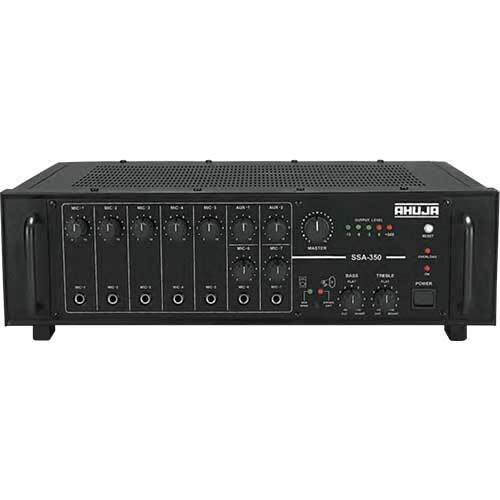 Black Ssa 350 Pa Mixer Amplifiers