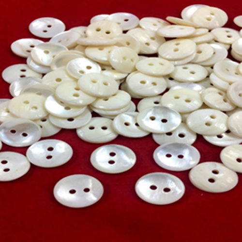 White Shell Buttons