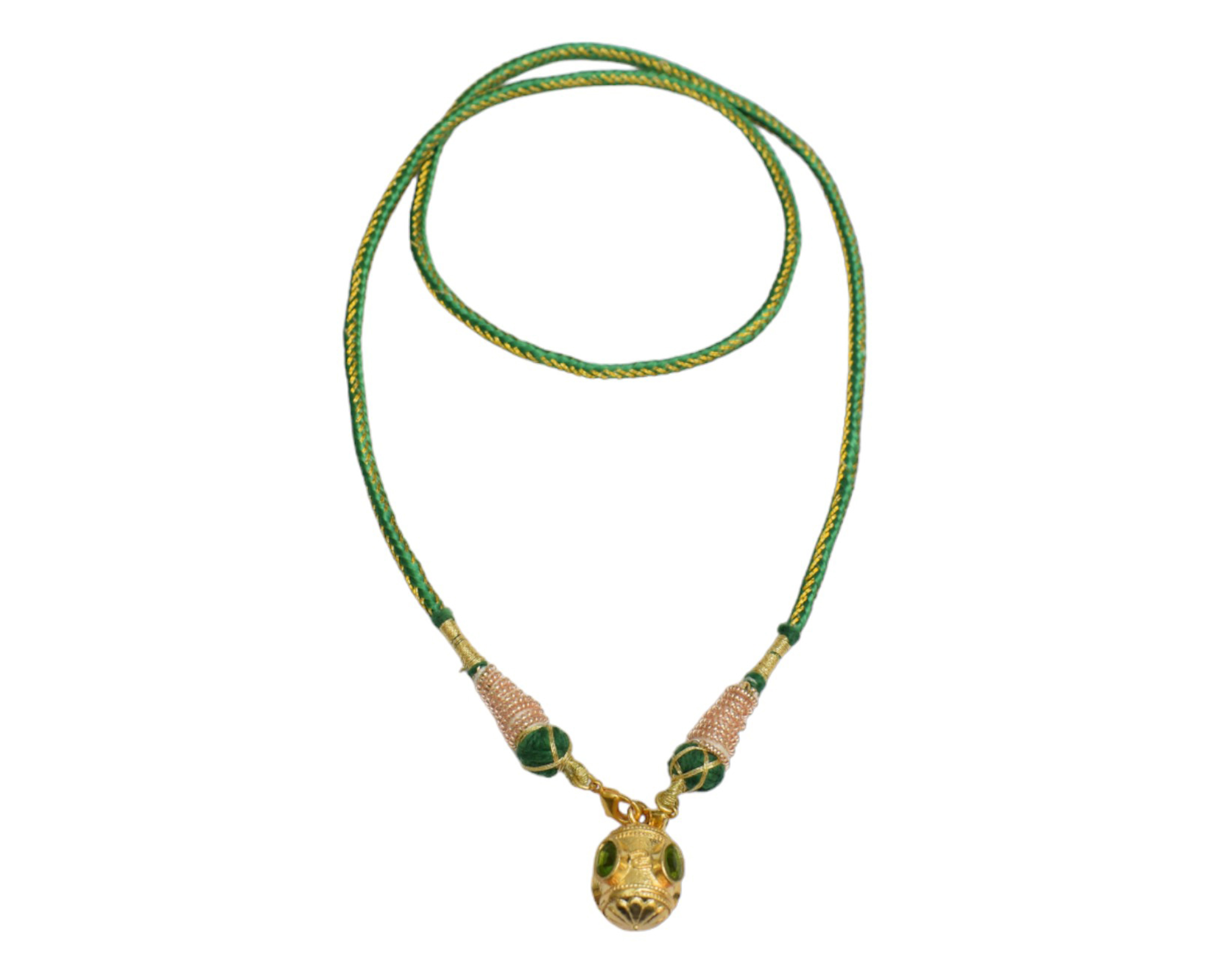 Natural Gemstone Handmade Cordon Necklace