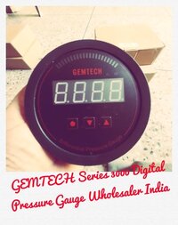 GEMTECH Series 3000 Digital Pressure Gauge With Alarm Range 0 to 5.000 MBAR