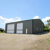 Industrial Godown Shed - Color: Gray
