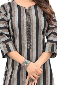 PALSANA Present New Black Cotton Kurti