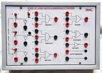 Logic Gates  Demorgans Theorems Using Ttl Logic Gates