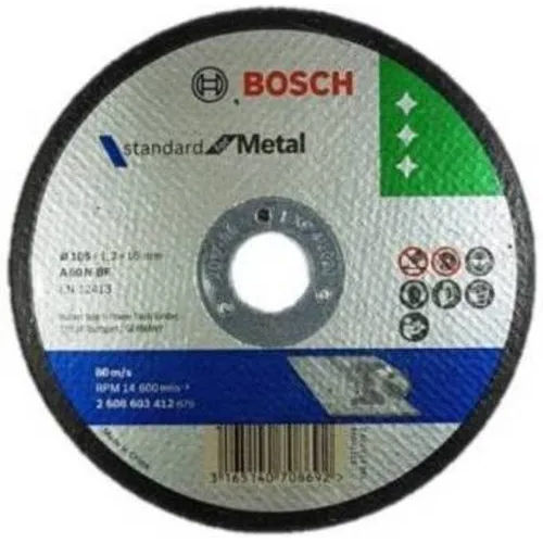 Black 4 Inch Bosch Cutting Wheel